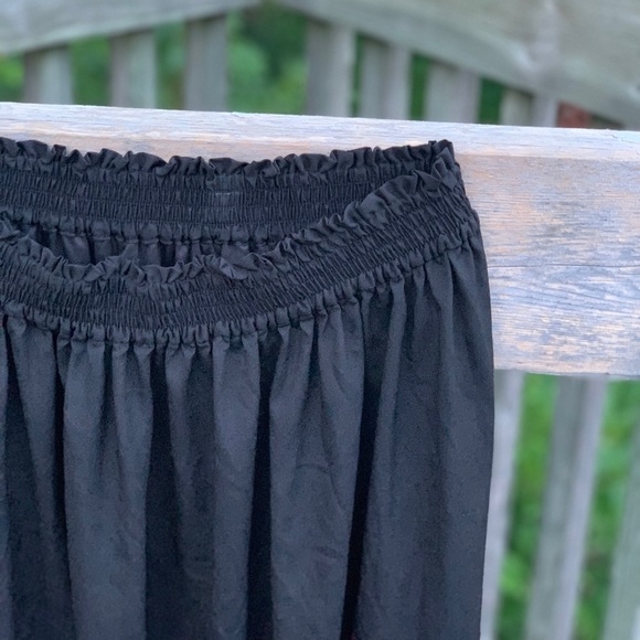 Thrifted Midi Black Skirt - Picture 2 of 2